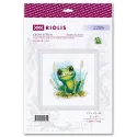 Kit de point de croix "Petite Grenouille" 15x15 cm SR2286