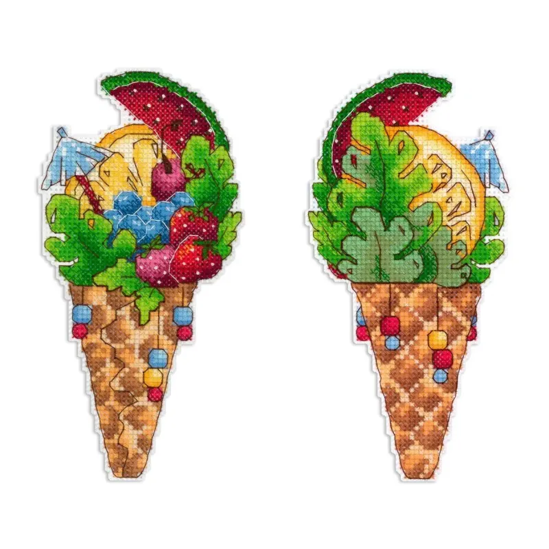 Kreuzstich-Set „Sommergeschmack“ 16x8 cm SR-1151