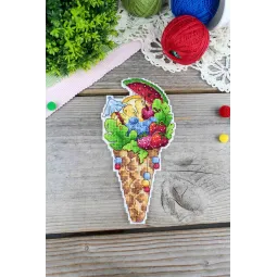 Cross stitch kit "Taste of summer" 16x8 cm SR-1151