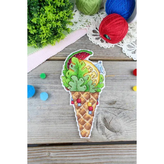 Kreuzstich-Set „Sommergeschmack“ 16x8 cm SR-1151
