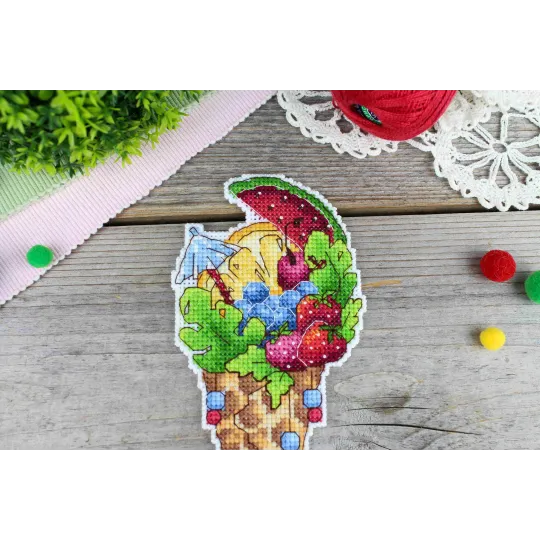 Набор для вышивания крестиком «Вкус лета» 16x8 см SR-1151