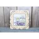 Kit de point de croix "Les premières fleurs" 11x11 cm SM-999
