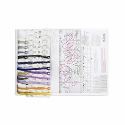 Набор для вышивания крестиком "Первые цветы" 11x11 см SM-999