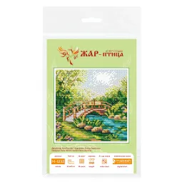 Kryželiu siuvinėjimo rinkinys "Vasara spalvos" 11x11 cm SM-1232