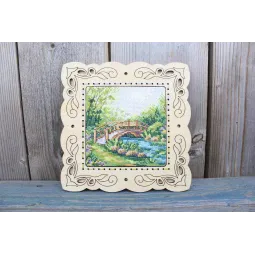 Набор для вышивания крестиком "Краски лета" 11x11 см SM-1232