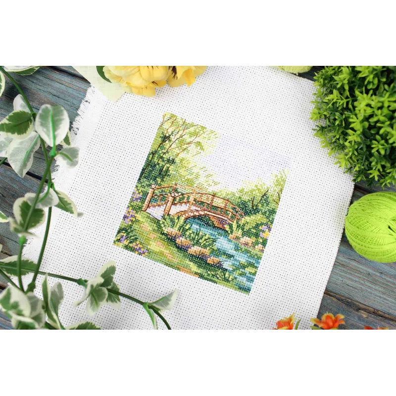 Kreuzstich-Set "Farben des Sommers" 11x11 cm SM-1232