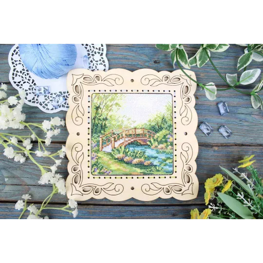 Kreuzstich-Set "Farben des Sommers" 11x11 cm SM-1232
