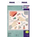 Kit de point de croix PANNA "Manucure" 20 x 20 cm PCE-7412
