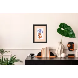 Kit de point de croix KLART "Marcher sous un parapluie" 11 x 16,5 cm KL12-070