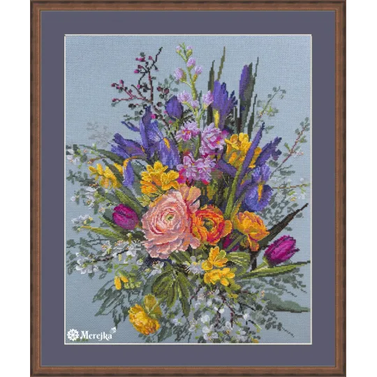 Kit de point de croix "Garden Awakening" 40х31 cm SK271