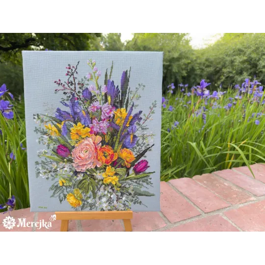 Kit de point de croix "Garden Awakening" 40х31 cm SK271