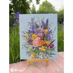 Набор для вышивания крестиком "Пробуждение сада" 40х31 см SK271