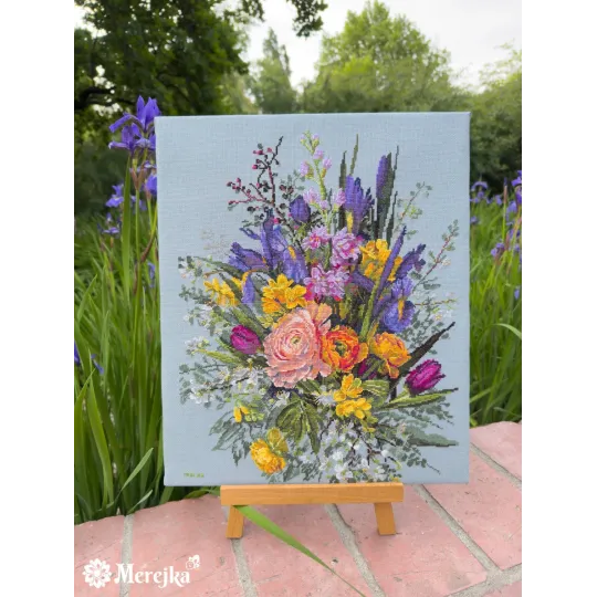 Kreuzstich-Set "Garten Erwachen" 40х31 cm SK271
