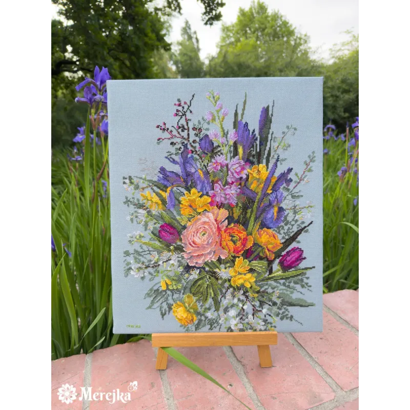 Kit de point de croix "Garden Awakening" 40х31 cm SK271