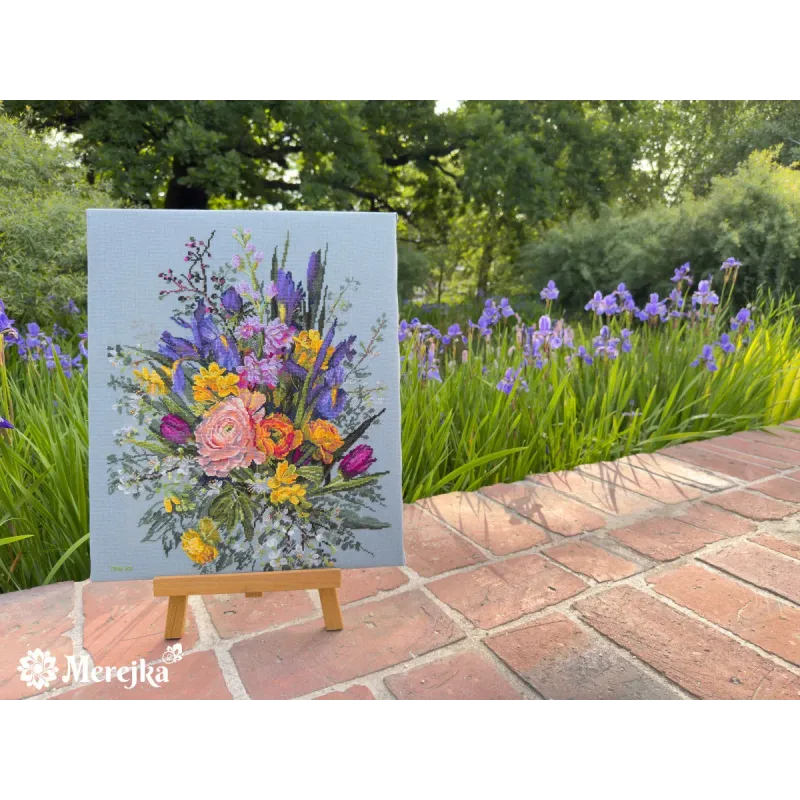 Kit de point de croix "Garden Awakening" 40х31 cm SK271