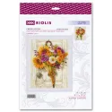 Kit de point de croix "Parapluie d'automne" 24x30 cm SR2276