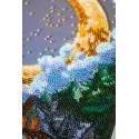 Hauptperlen-Stickset. Stille Nacht 17x30 cm AAB-948