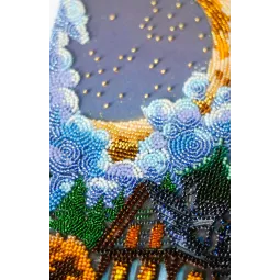 Kit de broderie de perles principal. Silent Night 17x30 cm AAB-948