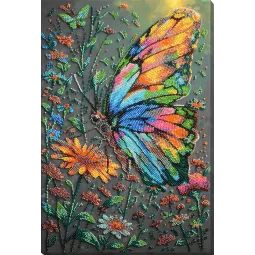 Pagrindinis karoliukų siuvinėjimo rinkinys. Vasaros atspalviai 26x39 cm AAB-947