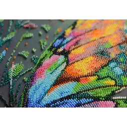 Stick-Set mit Perlen. Farbtöne des Sommers 26x39 cm AAB-947