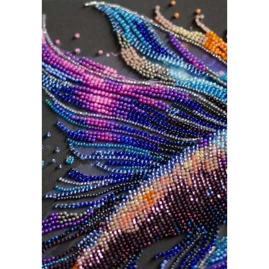 Kit de broderie de perles principal. Vagues de couleur 21x36 cm AAB-946