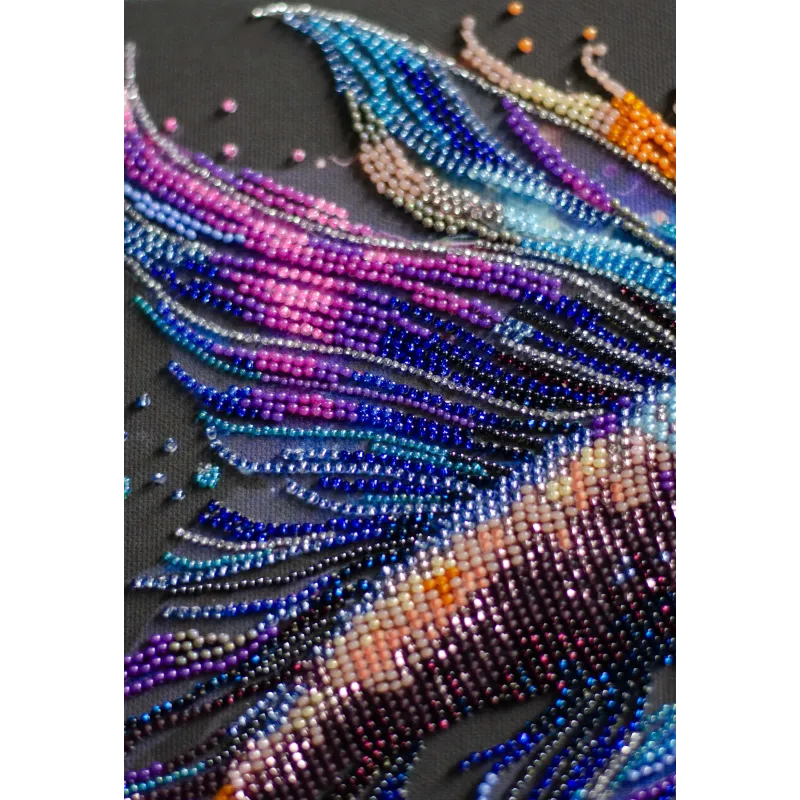 Kit de broderie de perles principal. Vagues de couleur 21x36 cm AAB-946