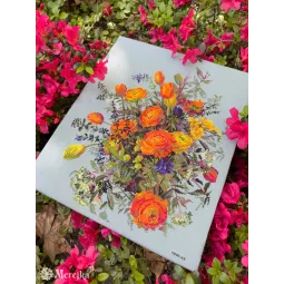 Cross stitch kit "Sunlit Petals" 39x31 cm SK270