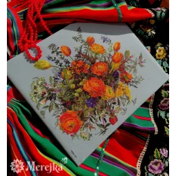 Kit de point de croix "Pétales ensoleillés" 39x31 cm SK270