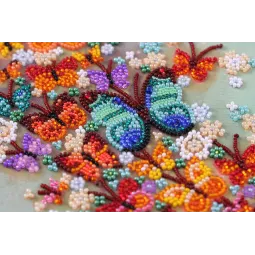 Pagrindinis rinkinys, skirtas siuvinėti karoliukais „Įvairiaspalvis vėjas (Deco Scenes)“ 20x45 cm AAB-591