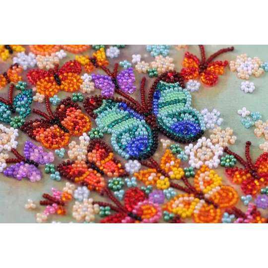 Main Bead Embroidery Kit "Multicolored Wind (Deco Scenes)" 20x45 cm AAB-591