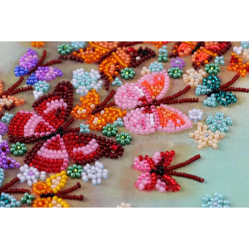 Main Bead Embroidery Kit "Multicolored Wind (Deco Scenes)" 20x45 cm AAB-591