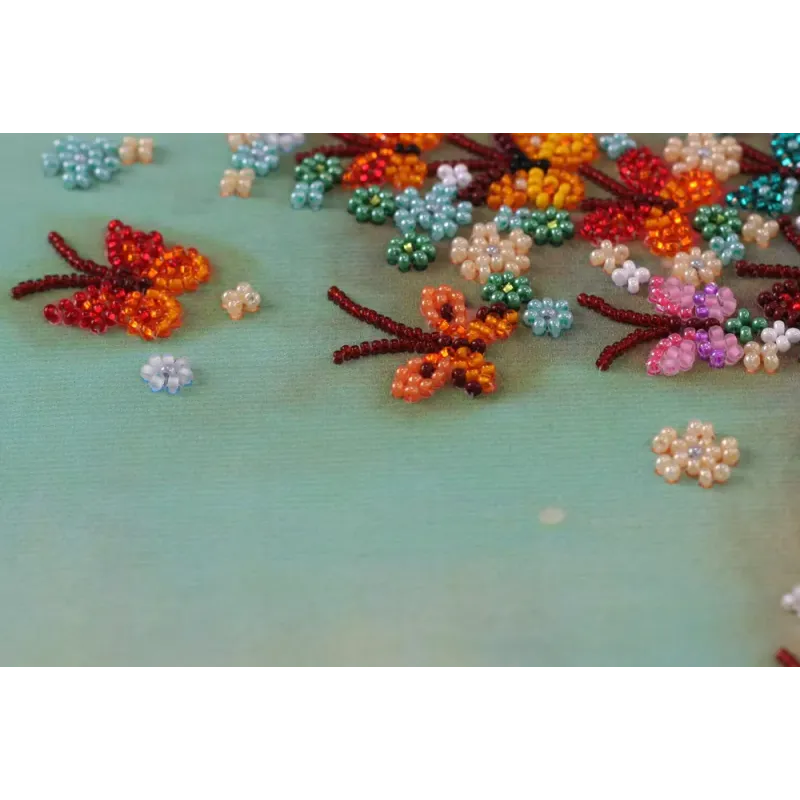 Main Bead Embroidery Kit "Multicolored Wind (Deco Scenes)" 20x45 cm AAB-591