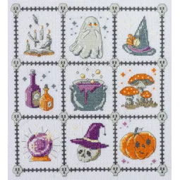 Cross-stitch kit "Witchcraft for Beginners" 21x23 cm AAH-282