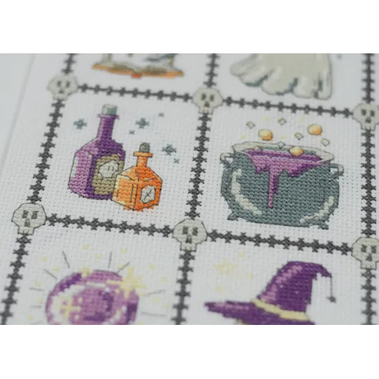 Cross-stitch kit "Witchcraft for Beginners" 21x23 cm AAH-282