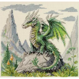 Kit de point de croix "Seigneur de la montagne" 25x24 cm AAH-279