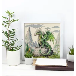 Cross-stitch kit "Lord of the mountain" 25x24 cm AAH-279