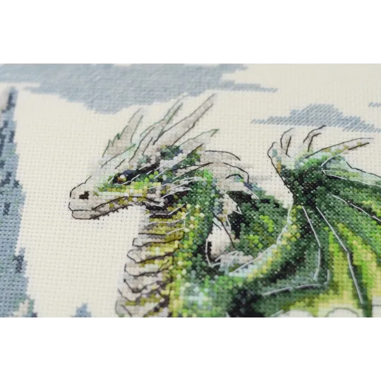 Kit de point de croix "Seigneur de la montagne" 25x24 cm AAH-279