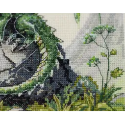 Cross-stitch kit "Lord of the mountain" 25x24 cm AAH-279
