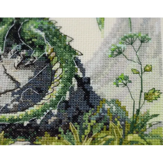 Kreuzstich-Set "Herr des Berges" 25x24 cm AAH-279