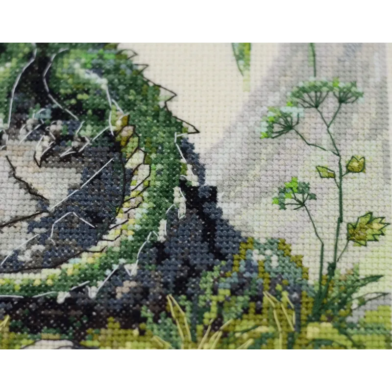 Kreuzstich-Set "Herr des Berges" 25x24 cm AAH-279
