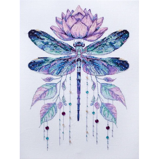 Kreuzstich-Set "Sommer-Muse" 24x34 cm AAH-278