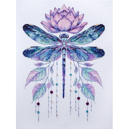 Kreuzstich-Set "Sommer-Muse" 24x34 cm AAH-278