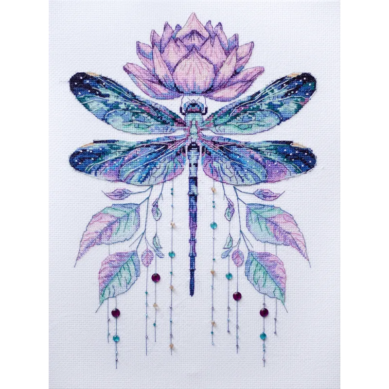 Набор для вышивания крестом "Летняя муза" 24x34 см AAH-278