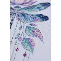 Набор для вышивания крестом "Летняя муза" 24x34 см AAH-278