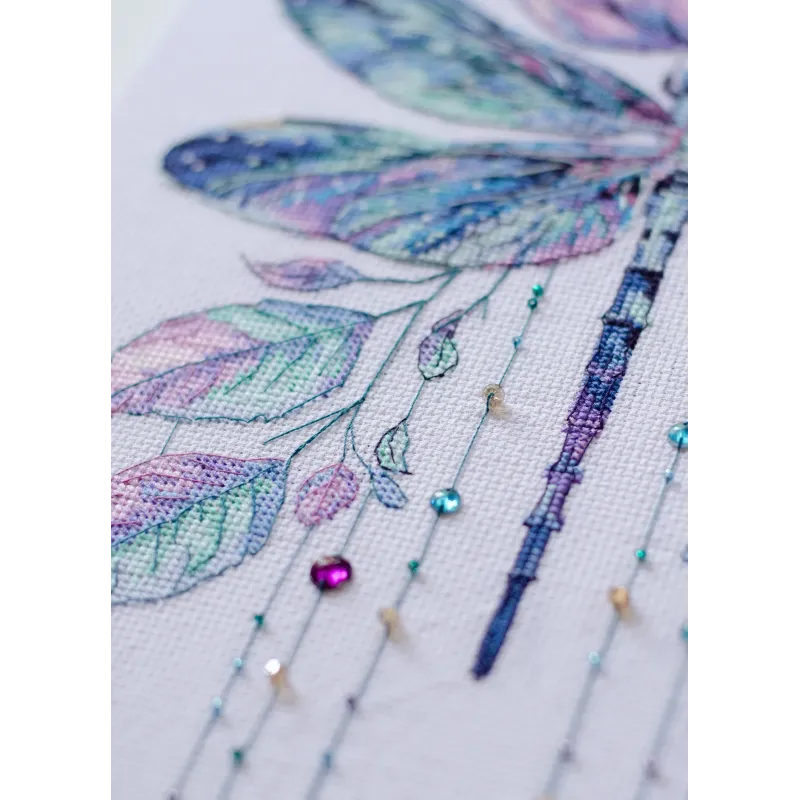 Набор для вышивания крестом "Летняя муза" 24x34 см AAH-278