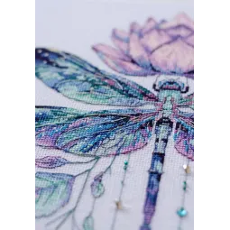 Набор для вышивания крестом "Летняя муза" 24x34 см AAH-278