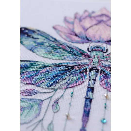 Kreuzstich-Set "Sommer-Muse" 24x34 cm AAH-278