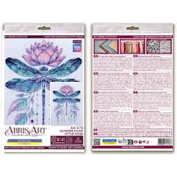 Kreuzstich-Set "Sommer-Muse" 24x34 cm AAH-278