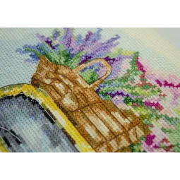 Kryželiu siuvinėjimo rinkinys "Provanso nuotykiai" 19x22 cm AAH-276