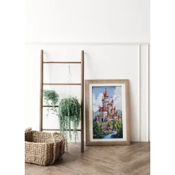 Набор для вышивания крестиком "Среди облаков" 23х40 см AAH-274